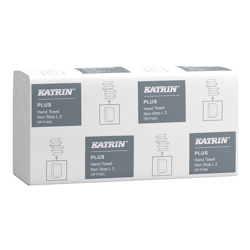 Pappershandduk Katrin Plus L2 W-vikt 2-lagers Handy Pack