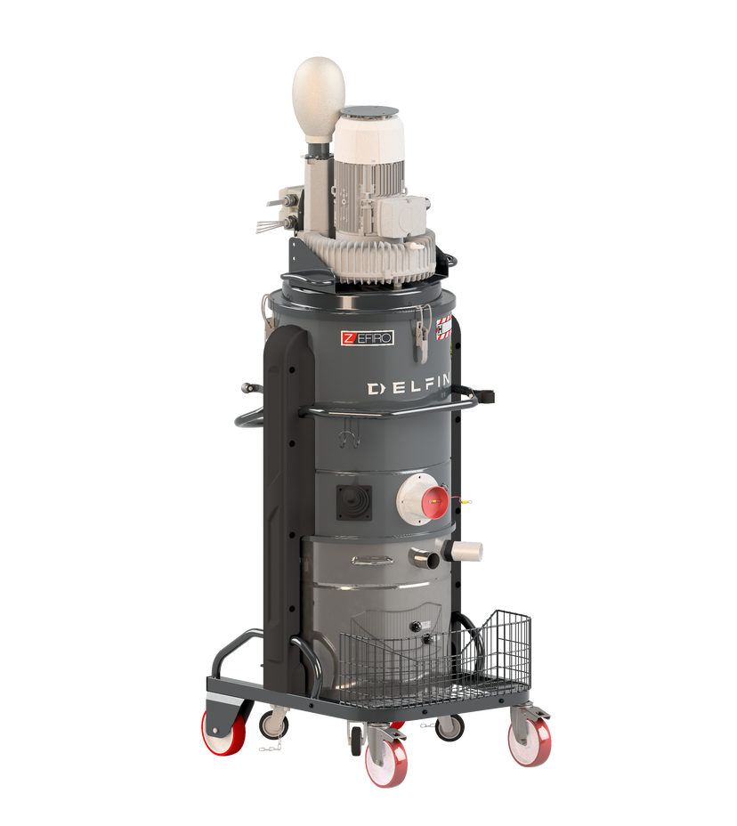 Industridammsugare 3-fas Delfin Atex22 3kW