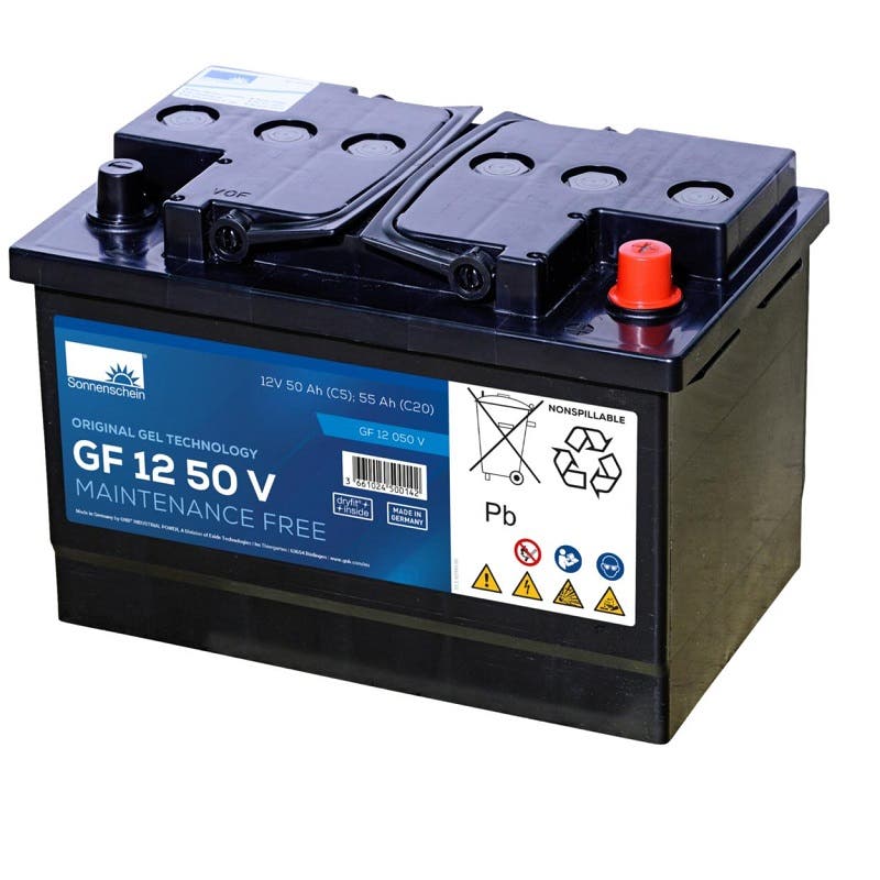 Batteri 12V/50Ah gelbatteri