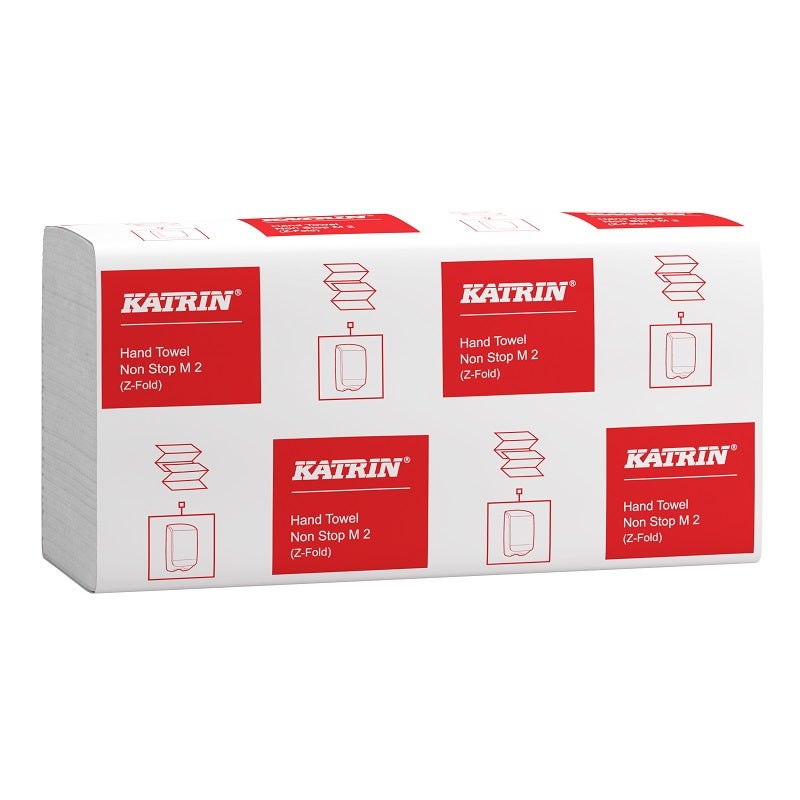 Pappershandduk Katrin M2 Z-vikt 2-lagers Handy Pack
