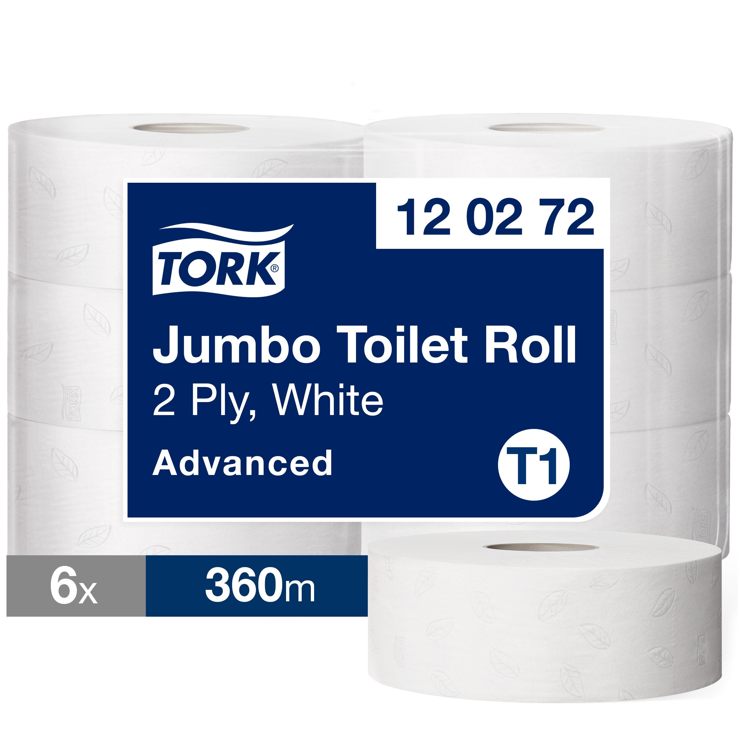 Toalettpapper Tork 2-lager Advanced Jumbo T1 6rl