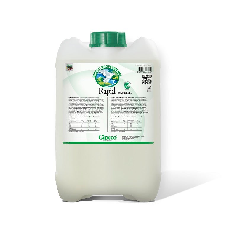 Tvättmedel Gipeco Flytande Rapid 10L
