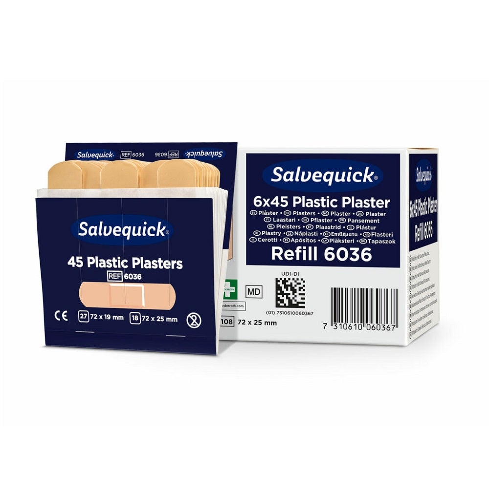 Salvequick Plast Plåster 6x40st Ref: