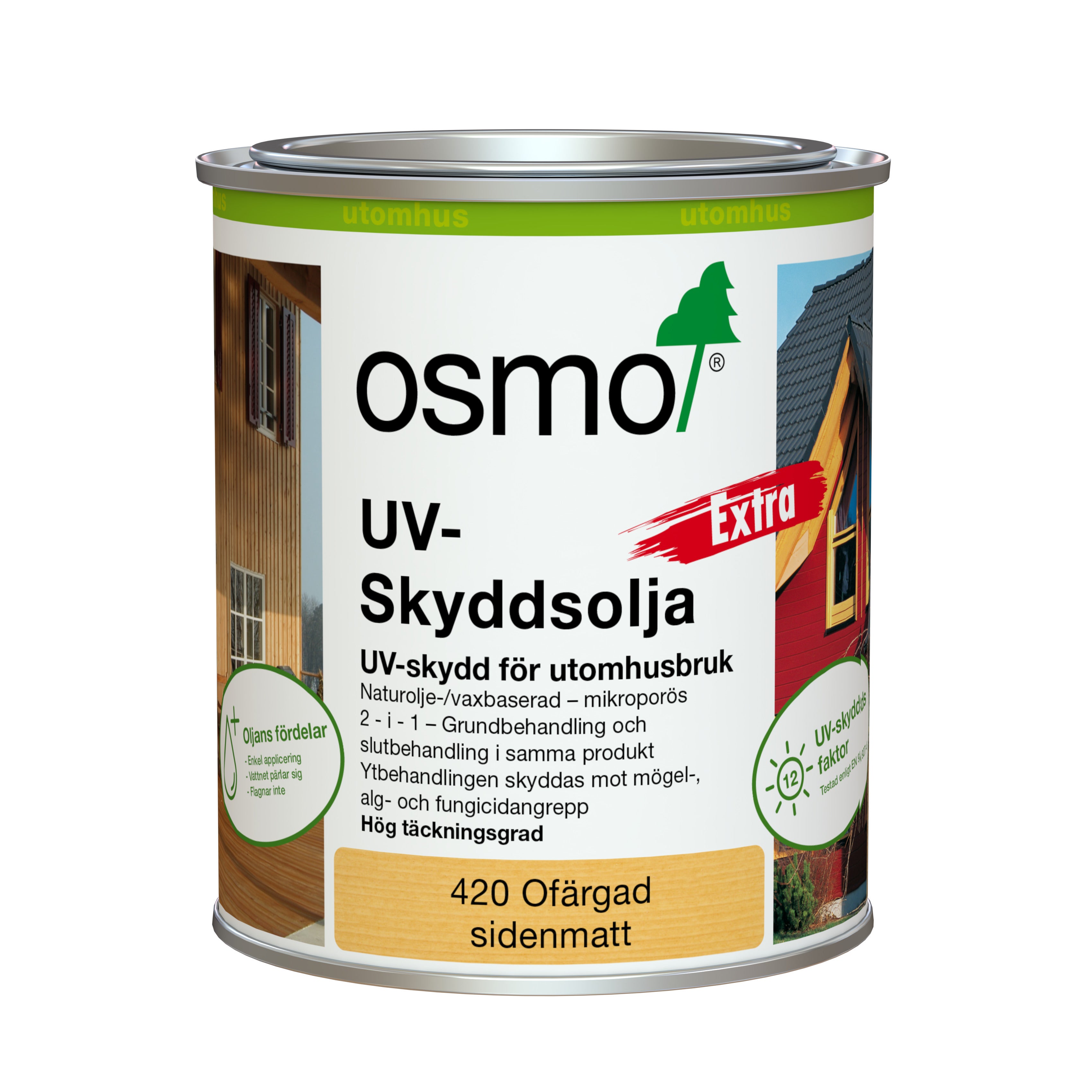 Uv-skyddsolja Extra 420 Osmo Ofärgad