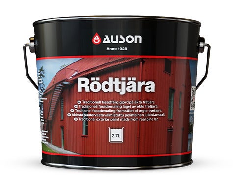 Rödtjära Auson Röd 9 l Matt