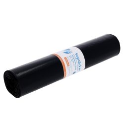 Sopsäck 125L Svart Premium 40my 25styck/rulle