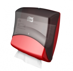 Dispenser Tork W4 Röd/Svart Top-Pack 654008