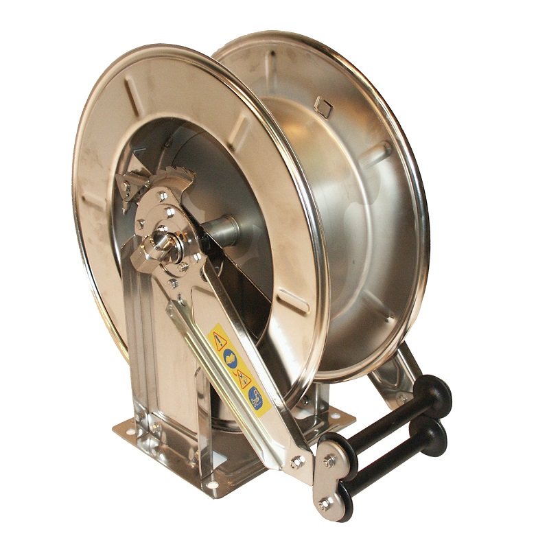 Slangvinda för 15m slang Rostfri
