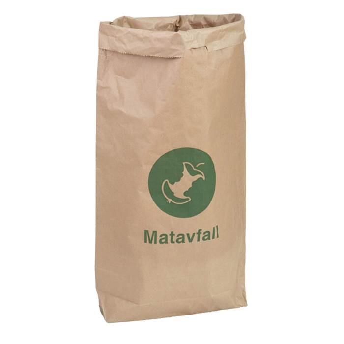 Papperssäck 45L 2-lagers 20st