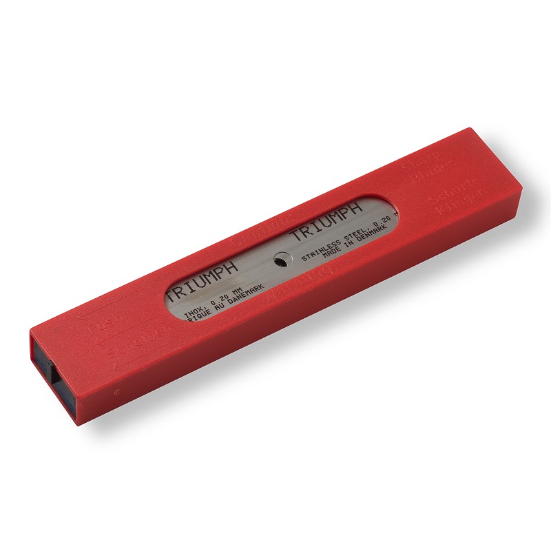 Blad Triumph Rostfri röd 25-pack