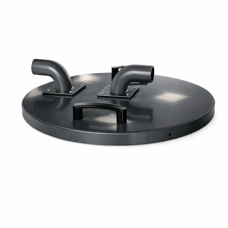 Upptäck Föravskiljarlock Delfin CT.0005.7011 för öppet fat! Detta lock är perfekt för 200 liters fat med 70 mm dimensioner