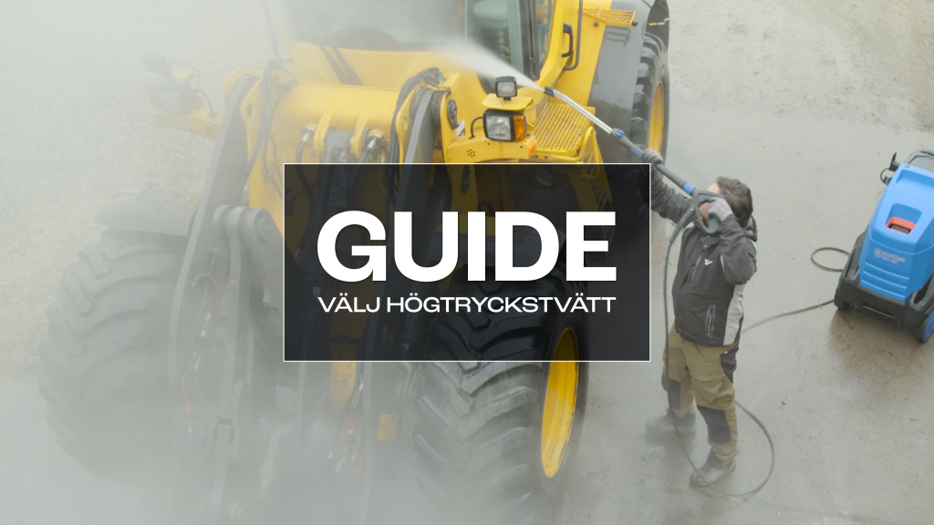 Välj högtryckstvätt