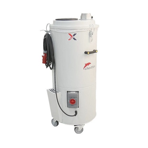 AS30.jpg Hanterar effektivt avfall med Utsug för produktionslinje Delfin AS 30. Kompakt design med L-klassat nylonfilter för snabb avfallshantering!