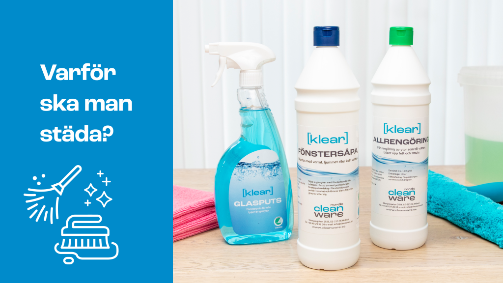 Rengöringsmedel städning