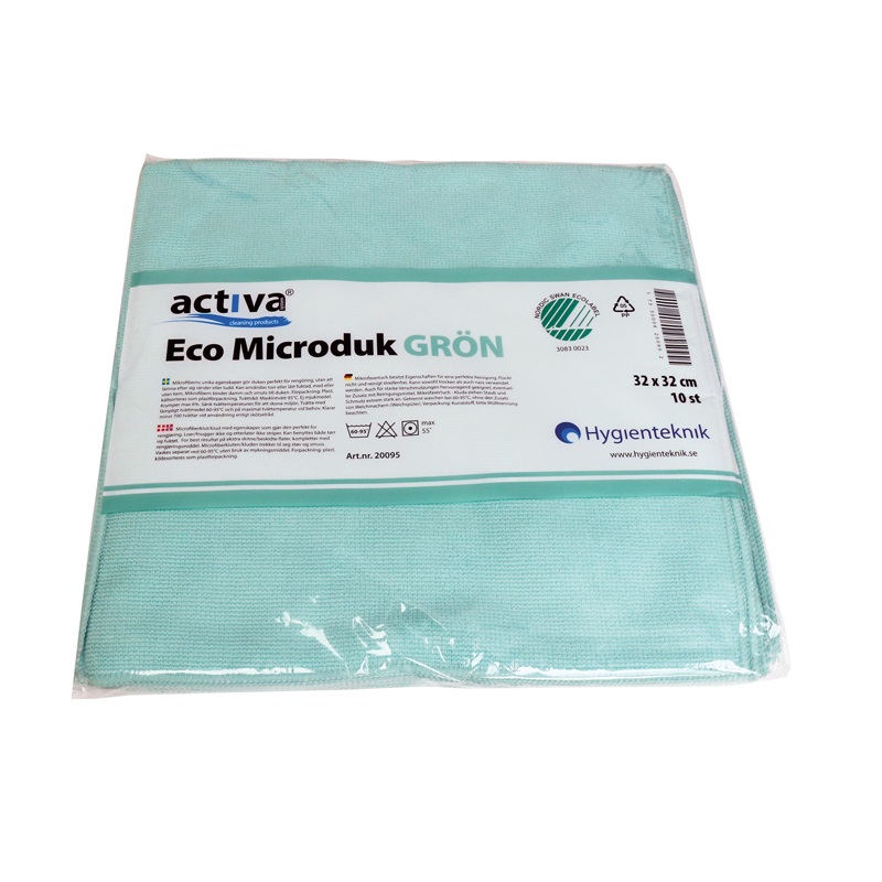 Mikrofiberduk Activa Eco Grön