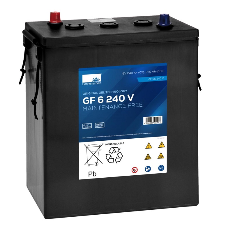 Batteri 6V/240AH GF06240V Gelbatteri