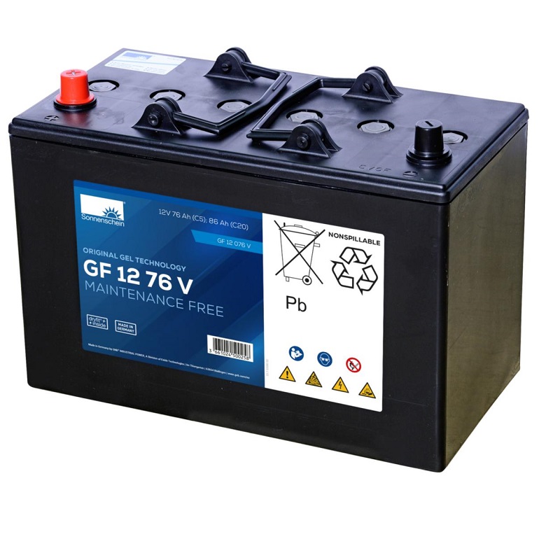 Batteri 12V/76AH GF12076V Gelbatteri