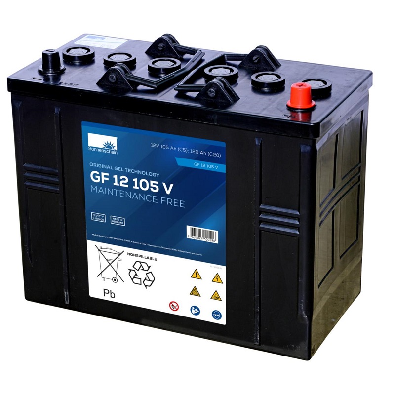Batteri 12V/105AH GF12105V Gelbatteri