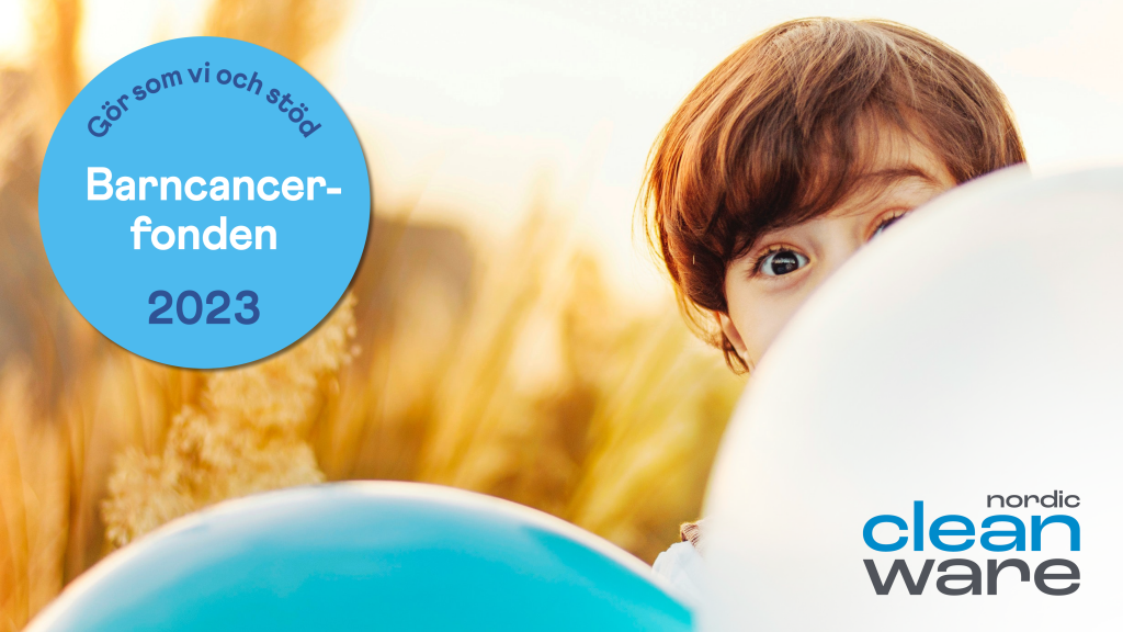 Nordic Cleanware stöder Barncancerfonden