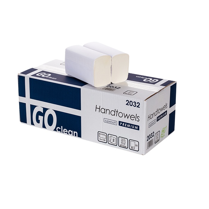 Pappershandduk Goclean W-fold