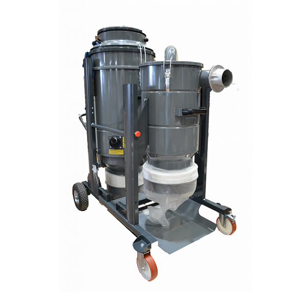 DM3 PSR Delfin Industridammsugare DM3 PSR är en enfas stoftavskiljare med en förcyklon som fångar upp merparten av det uppsugna materialet. det återstående materialet hamnar i ett M-klassat filter. Hepafilter är tillval.