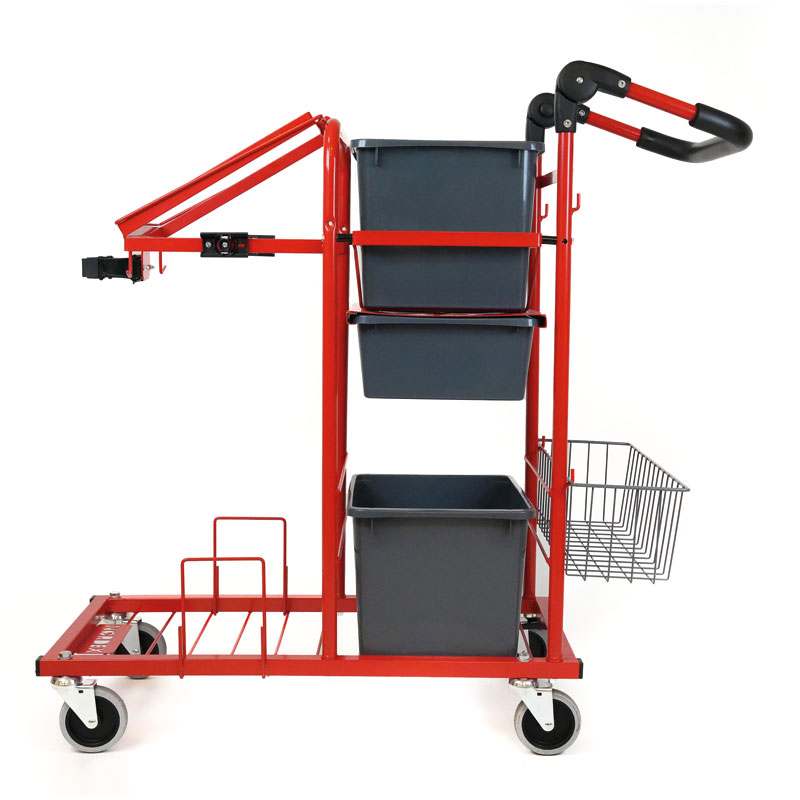 Städvagn Nordex Pop Röd