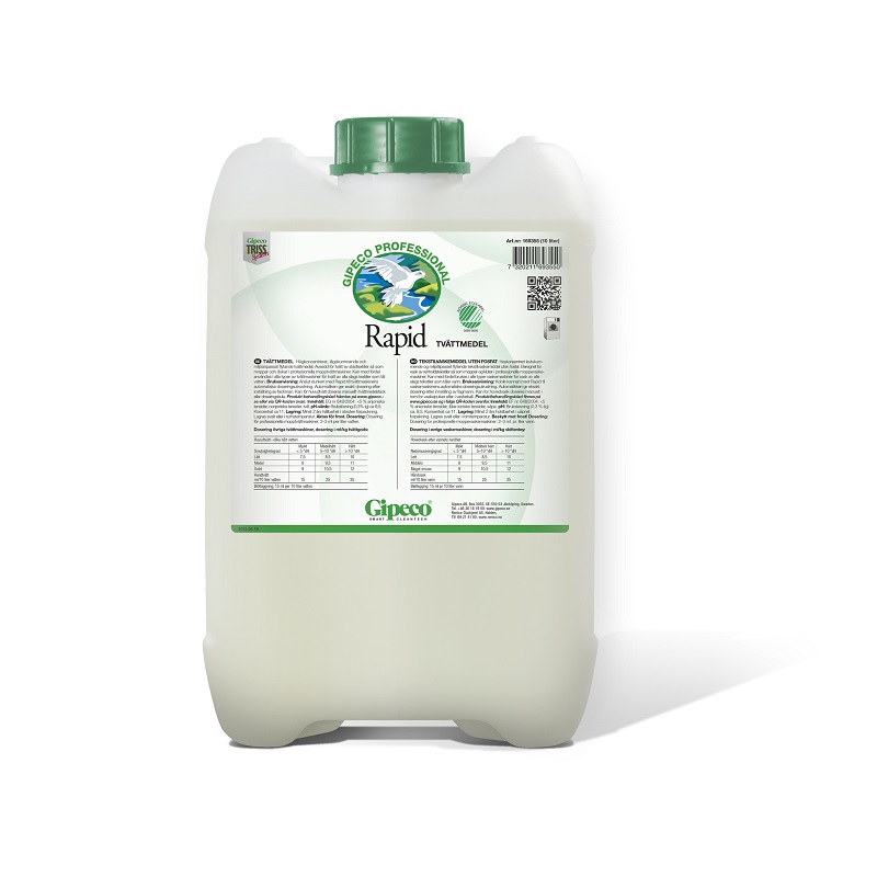 Tvättmedel Gipeco Flytande Rapid 10L