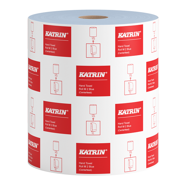 Torkpapper Katrin Classic 2-lag M2 Blå 6rl 464414