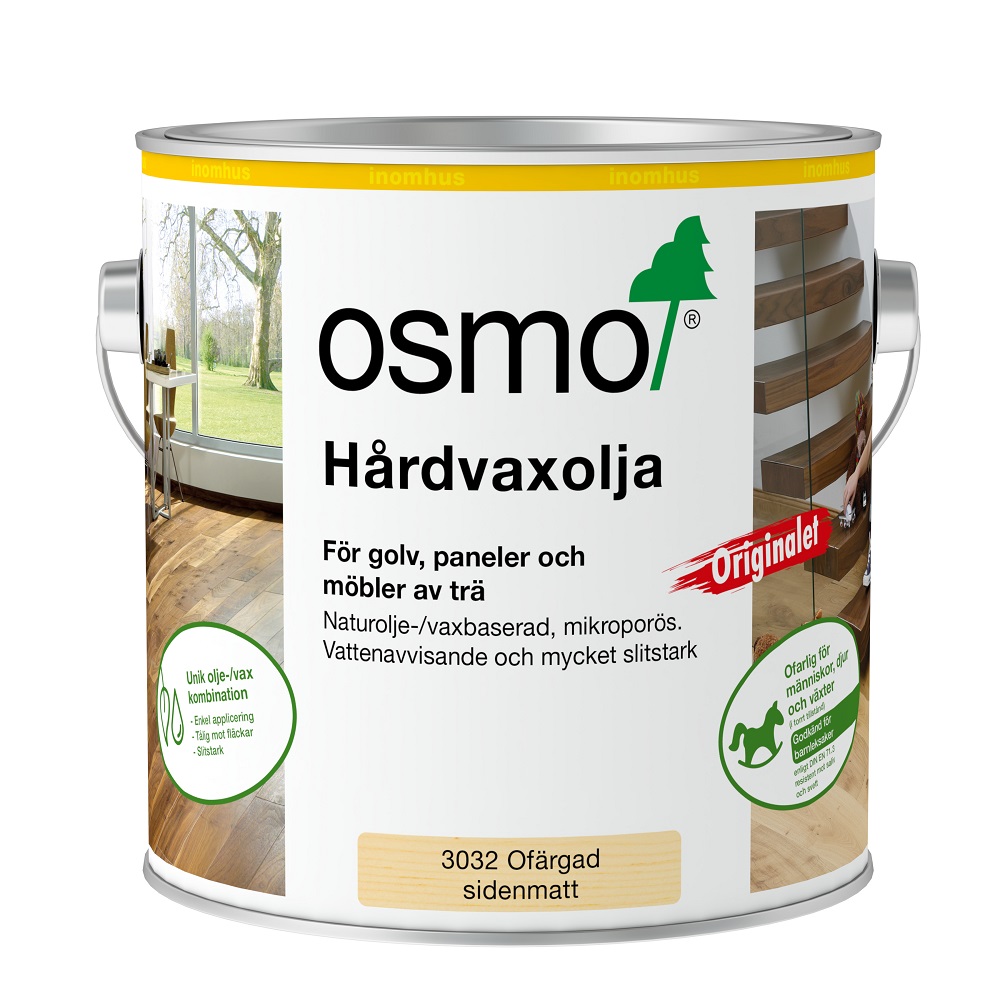 Osmo Hårdvaxolja 3032 Sidenmatt 2,5L