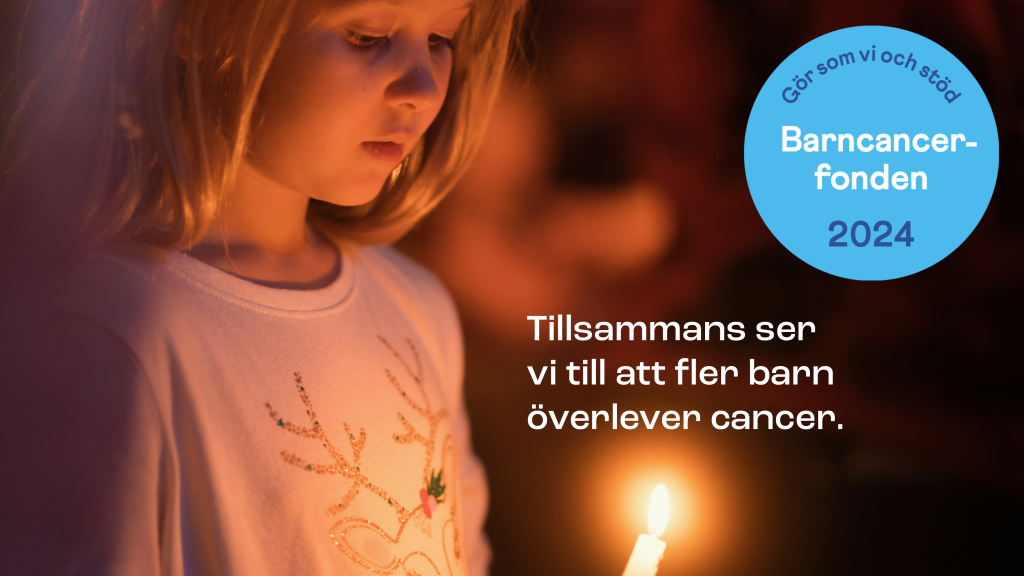 Barncancerfonden flicka ljus