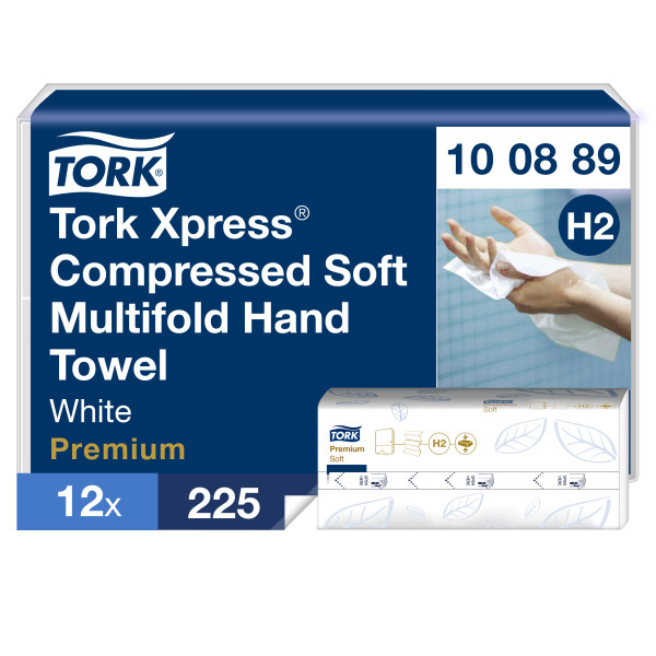Pappershandduk Tork H2 Xpress Premium
