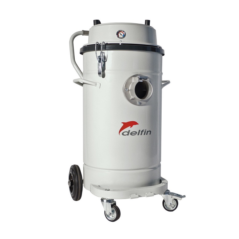 Upptäck kraften hos Delfin 802 WD AIR 14V, en tryckluftdriven industridammsugare perfekt för vätskeuppsamling. Töm enkelt och snabbt! Atex Zon22