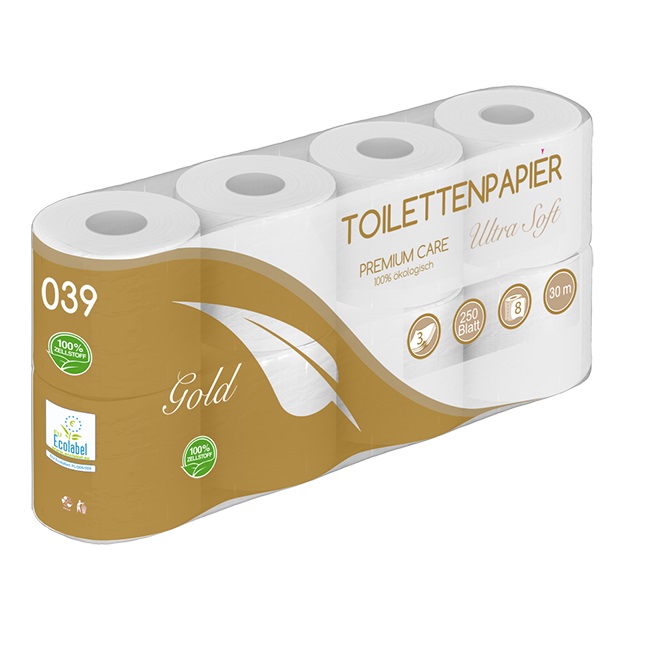 Toalettpapper Goclean Ultra soft 3-lagers