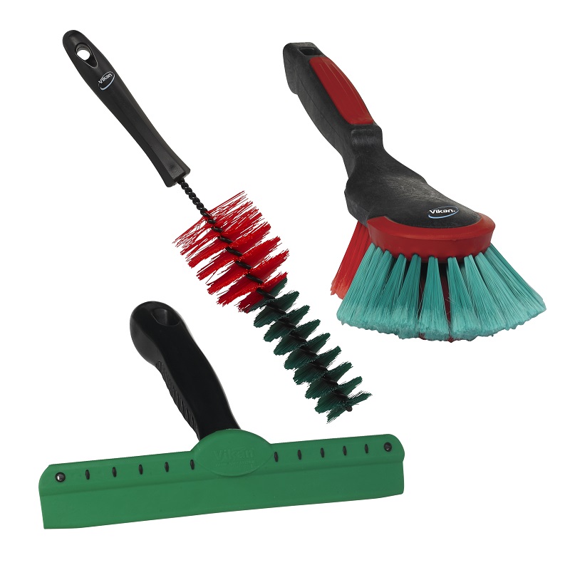 Bilvård Vikan Kampanjbox, 2 borstar & Wipe-N-Shine