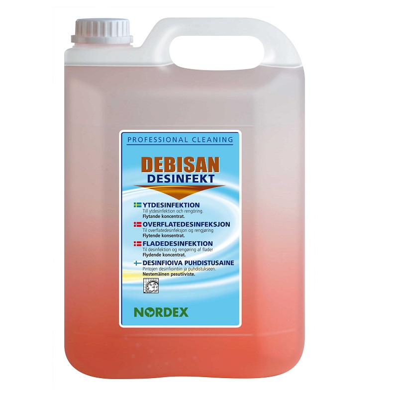 Ytdesinfektion Nordex Debisan 5L