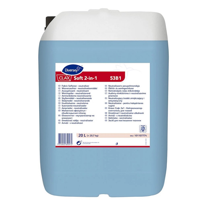 Sköljmedel Clax Soft Fresh 20L
