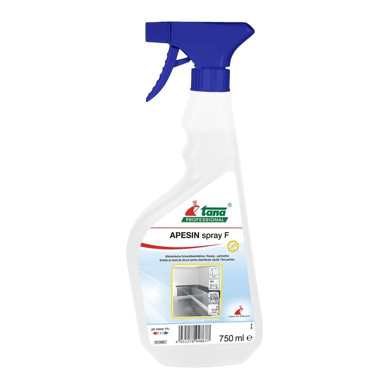 Ytdesinfiktion Apesin Spray F 750ml Parfymfri