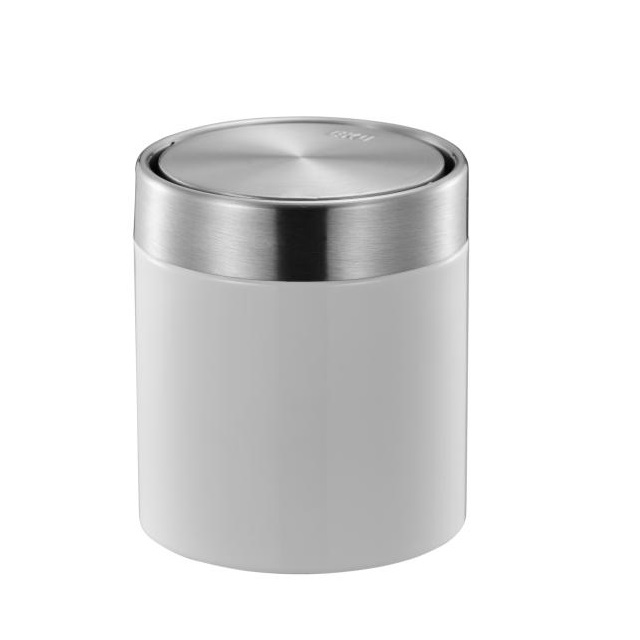 Sopkärl EKO Fandy Table Trash Bin Vit 1,5L