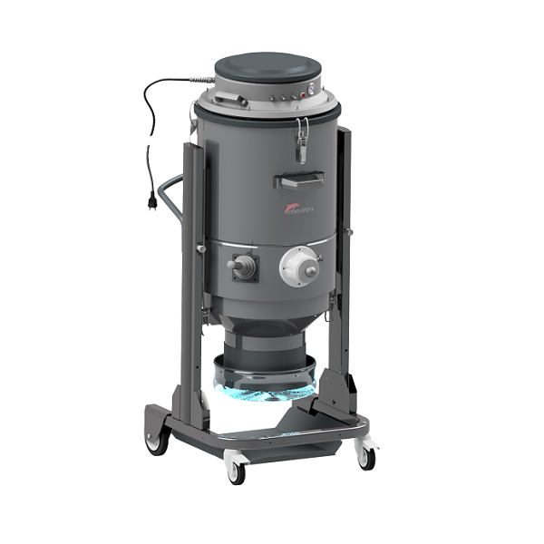 Industridammsugare Delfin DM2 EL 1 2D LP Atex21, utrustad med kraftiga borstfria motorer. denna version med "longopak"