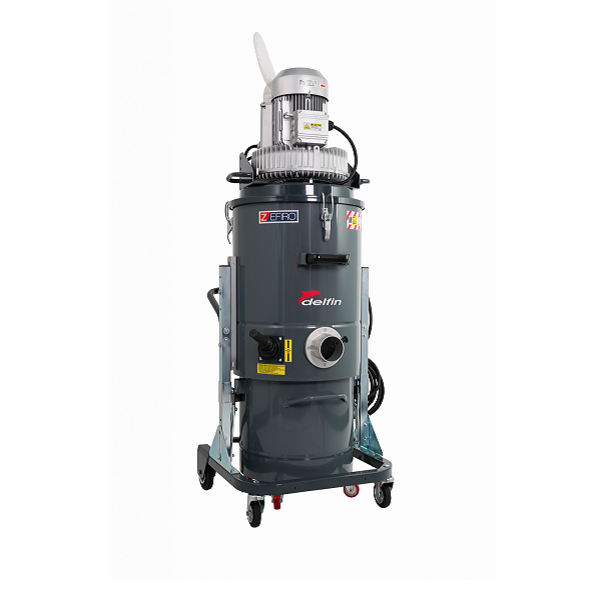 Upplev kraften och kompaktheten hos Industridammsugare kraftfull och kompakt Delfin ZFR EL HD. Denna maskin är perfekt för kontinuerlig drift!