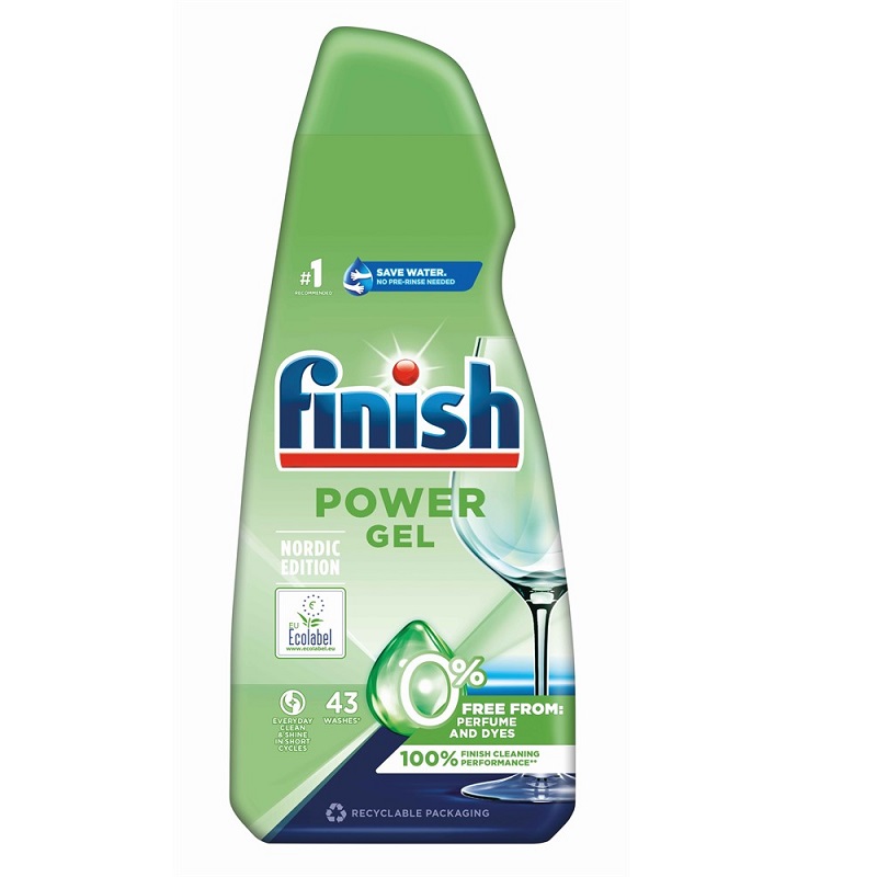Maskindiskmedel Finish 0% Gel 650ml