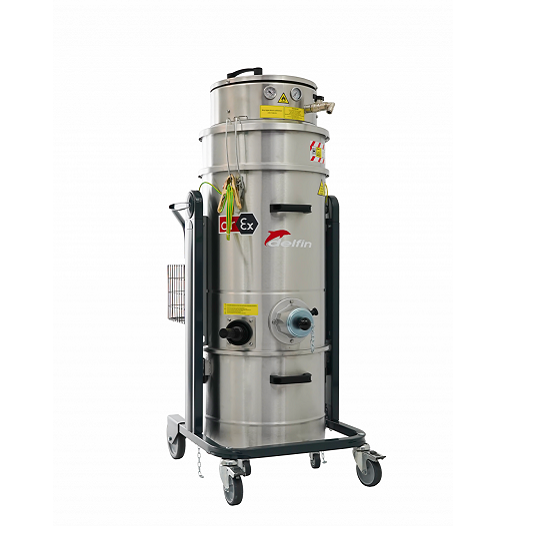 Industridammsugare Delfin luftdriven zon1, 2, 21, 22