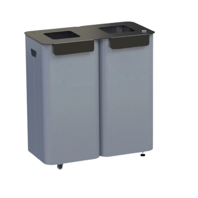 Sorteringskärl Modular Bin Källsortering 2x70l