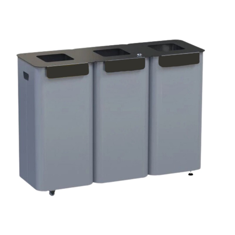 Sorteringskärl Modular Bin Källsortering 3x70l