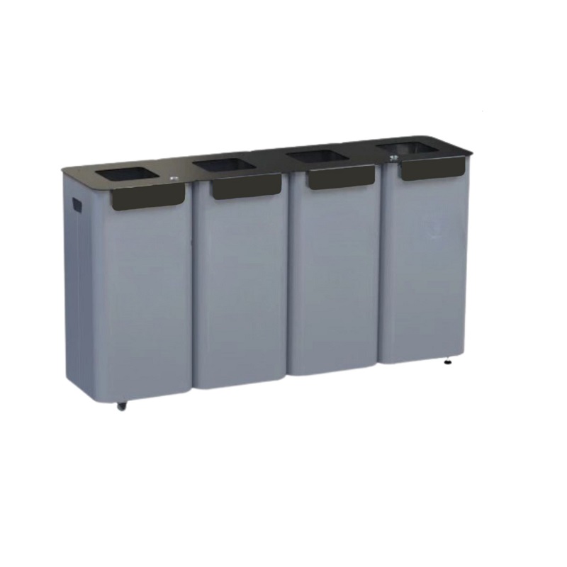 Sorteringskärl Modular Bin Källsortering 4x70l