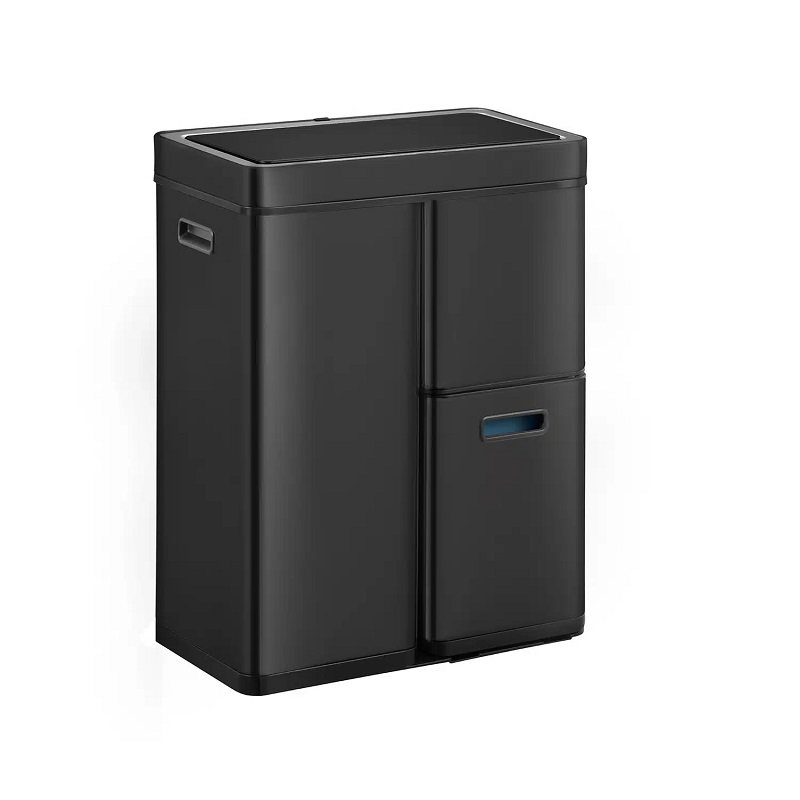 Papperskorg EKO Recycle Mirage Plus Sensor Bin Black
