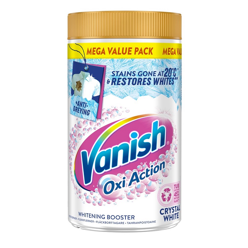 Vanish Whitening Booster Pulver 1,5Kg Fläckborttagare