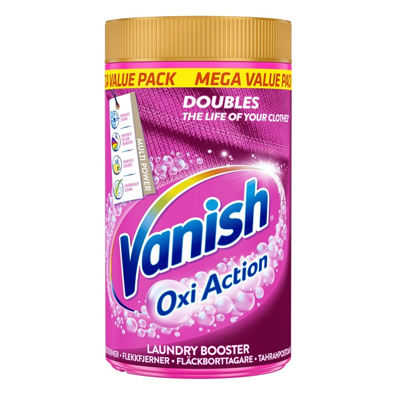 Vanish Colour Laundry Booster Pulver 1,5kg Fläckborttagare
