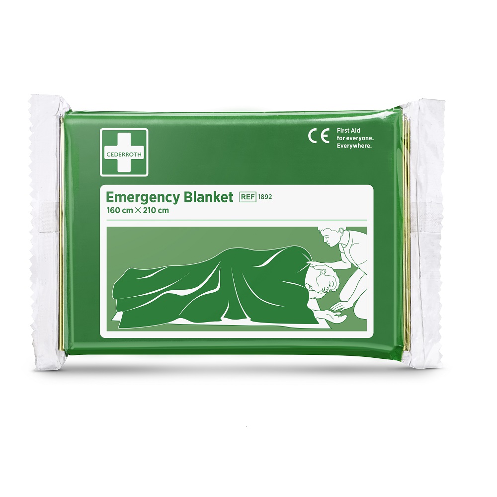 Räddningsfilt Cederroth Värmereflekterande 210x160cm