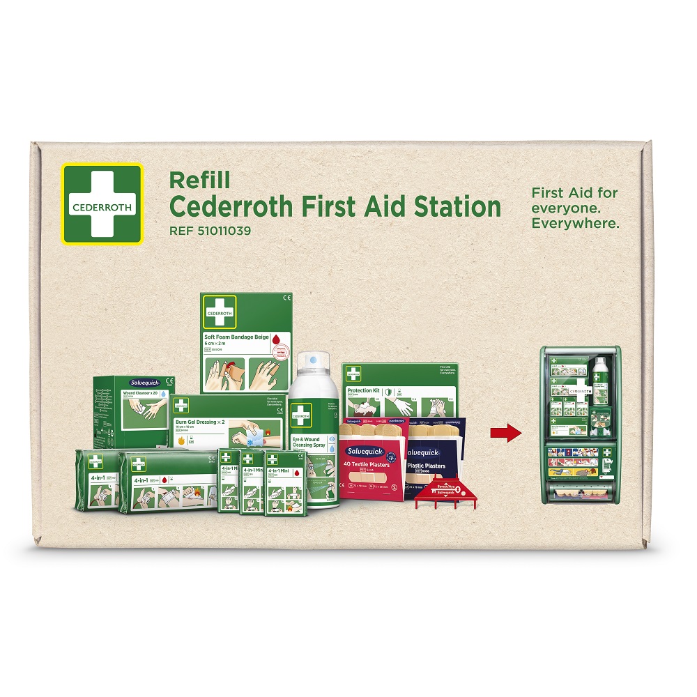 Cederroth Refillpaket Första Hjälpen Station